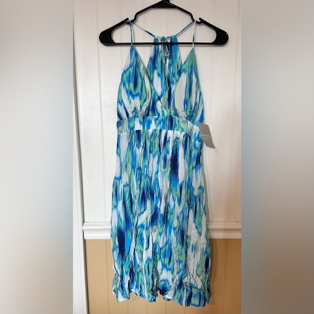 NWT Athleta Georgia Dress Multicolor!